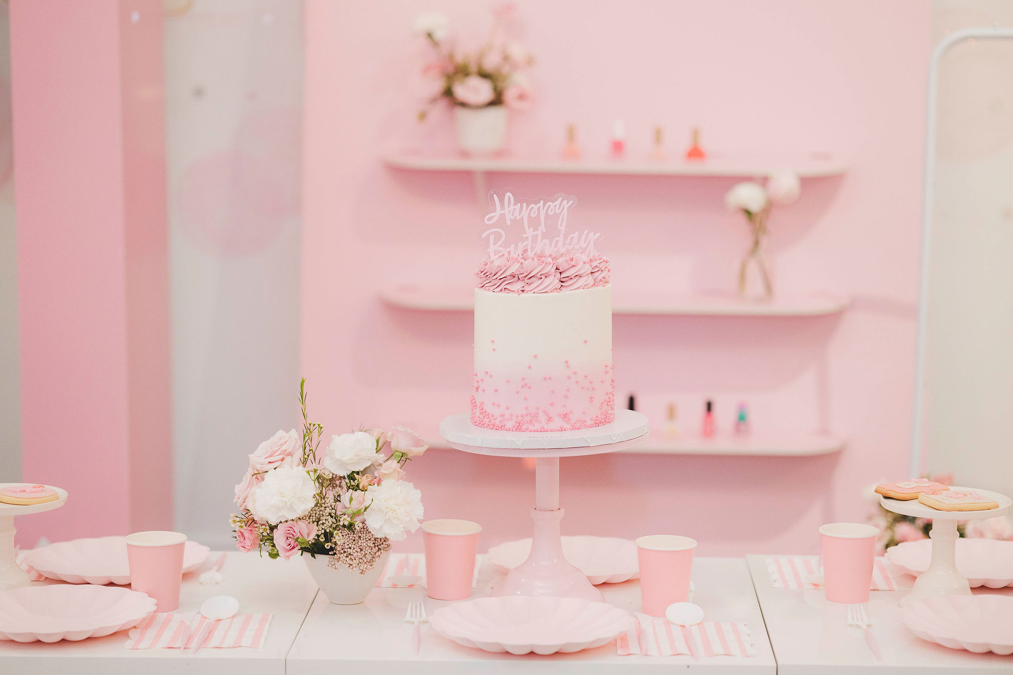 Gentle birthday celebration